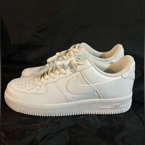 Nike Air Force 1 all white size 13